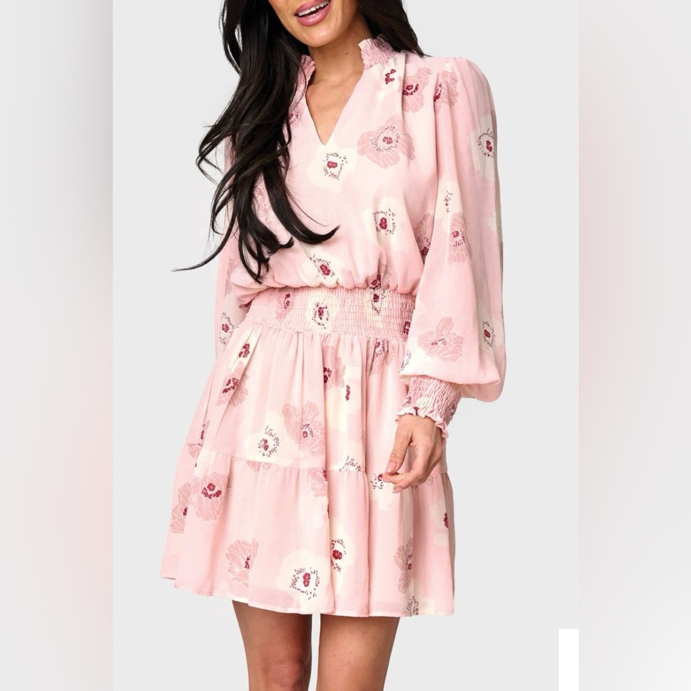 Gibson Look Rose Floral Dress